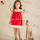 Baby Girl Red Christmas holiday dress